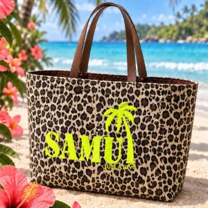 SAMUI SHOPPER - SAVAGE SAND BASKET EDITION - YELLOW POP